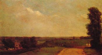 John Constable : View Towards Dedham